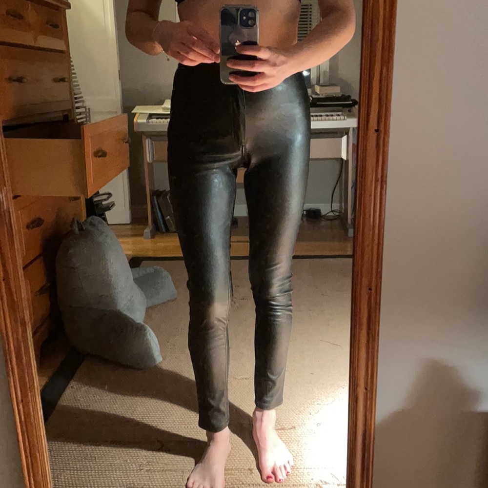 Cheap Monday faux leather pants/leggings